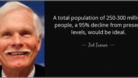 Ted Turner Talks About Depopulation 15 Years Ago