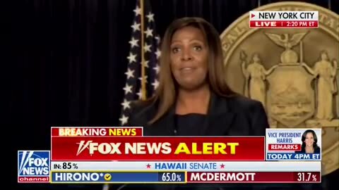 NY AG Letitia James Vows To &apos;Fight Back&apos; In Unhinged Press Conference