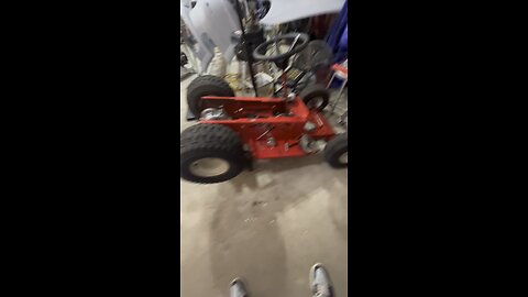 How I flipped the rear and front axle onthe drift tractor
