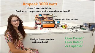 AMPEAK 3000 watt Pure Sine Inverter, why so many odd reviews? Info Below