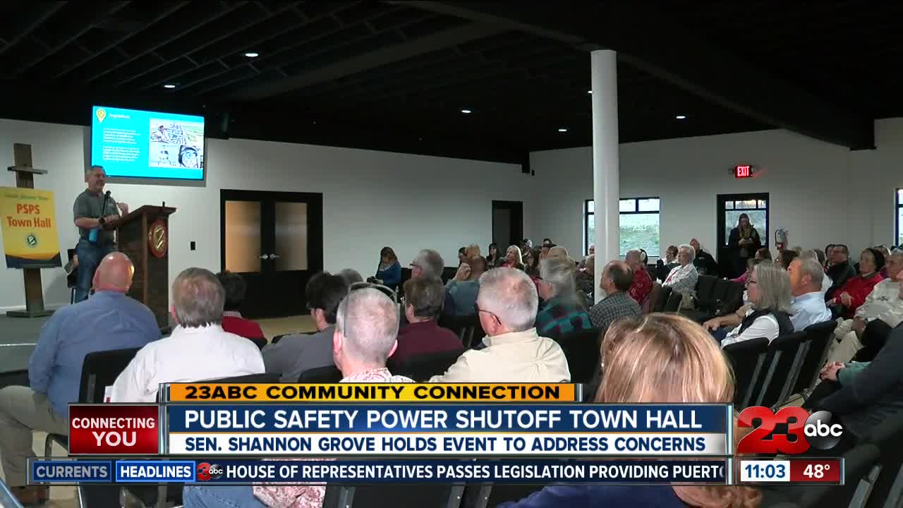 Public Safety Power Shutoff Town hall held in Tehachapi