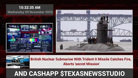 British Nuclear Submarine With Trident II Missile Catches Fire, Aborts 'secret Mission'