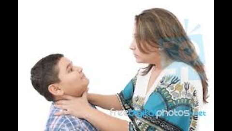 aunty angry for porpose