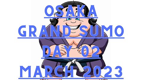 Grand Sumo Tournament 2023 in Osaka Japan! Sumo Day 02
