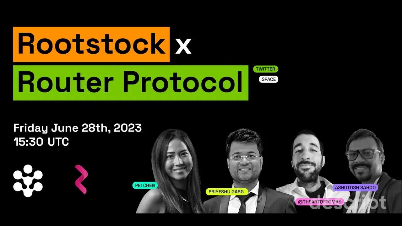 Rootstock Spaces with Router protocol