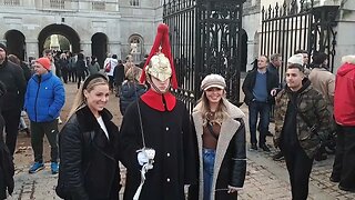 Make way the tourist move aside #thekingsguard