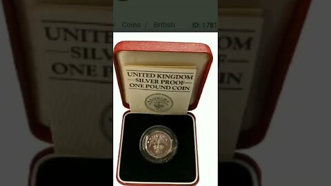 1984 One Pound £1 PIEDFORT Silver Proof @ ChangeChecker com #InvestmentTipsForBeginners #investment