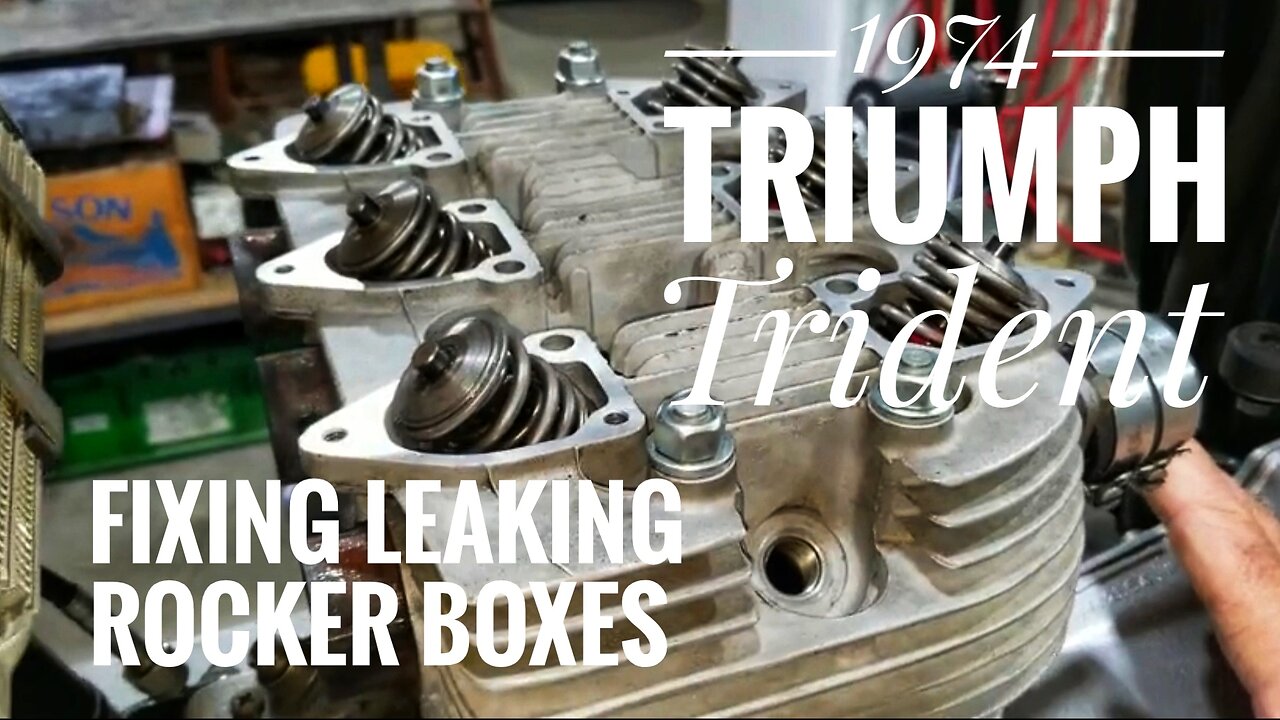 1974 Triumph Trident, Fixing leaking rocker boxes