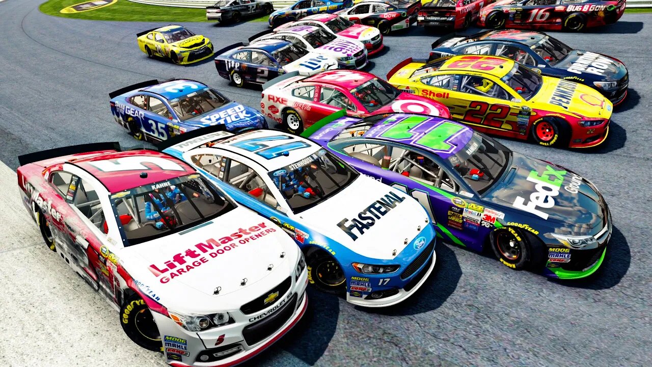When you block pit road in NASCAR '15.