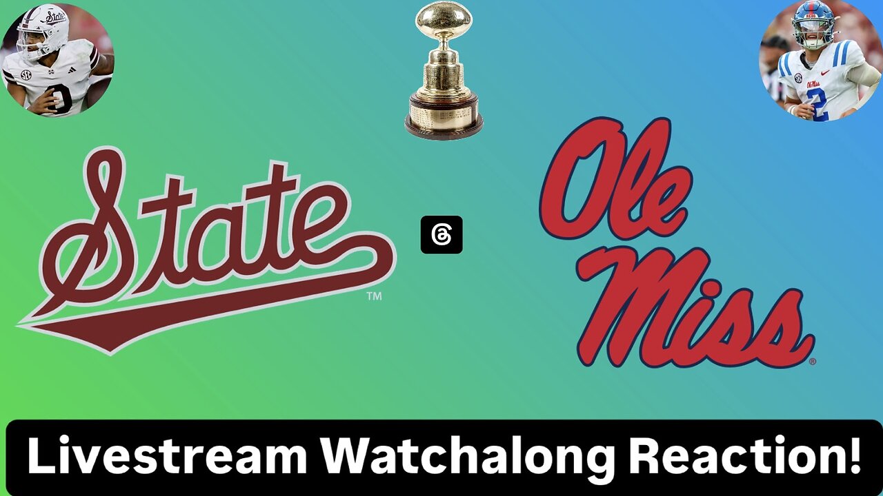 Mississippi State Bulldogs @ Ole Miss Rebels 2024 Egg Bowl Livestream Watchalong Reaction