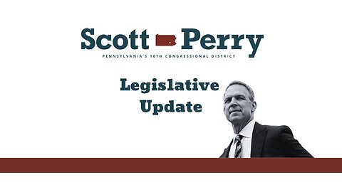 Holding Garland in Contempt & Passing the NDAA, Rep. Perry's Leg Update, Week of June 10, 2024