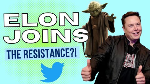 Musk has joined the resistance, FINALLY!