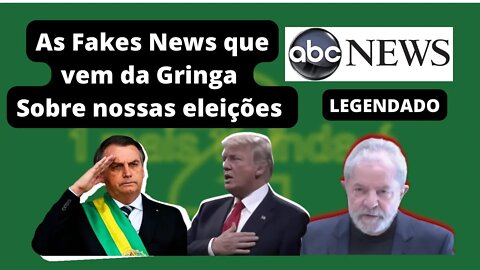 Matéria de 29 de Setembro Abc News sobre eleições no Brasil - LEGENDADO PT-BR prepare o estômago
