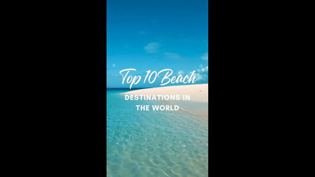 Top 10 Best Beaches of the World