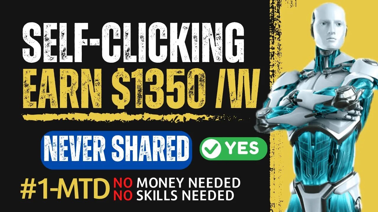 The Ultimate Secret Of SELF CLICKING MAKE YOU $1350 PER WEEK, CPA Marketing Tutorial