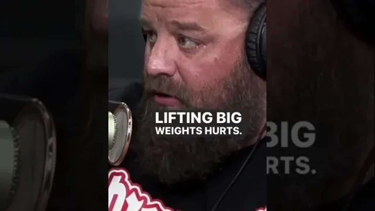 Lifting BIG Weights Hurts!!!💪