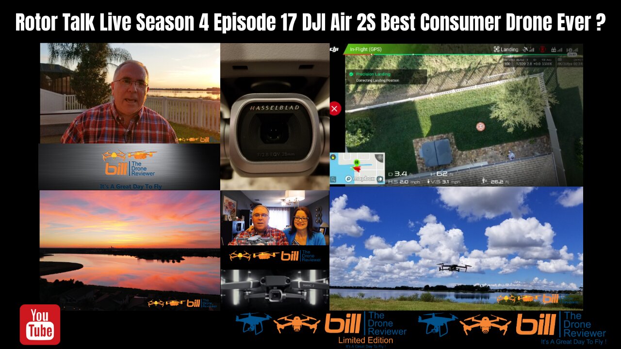 Rotor Talk Live Season 4 Episode 17 DJI Air 2S Best Consumer Drone Ever ?