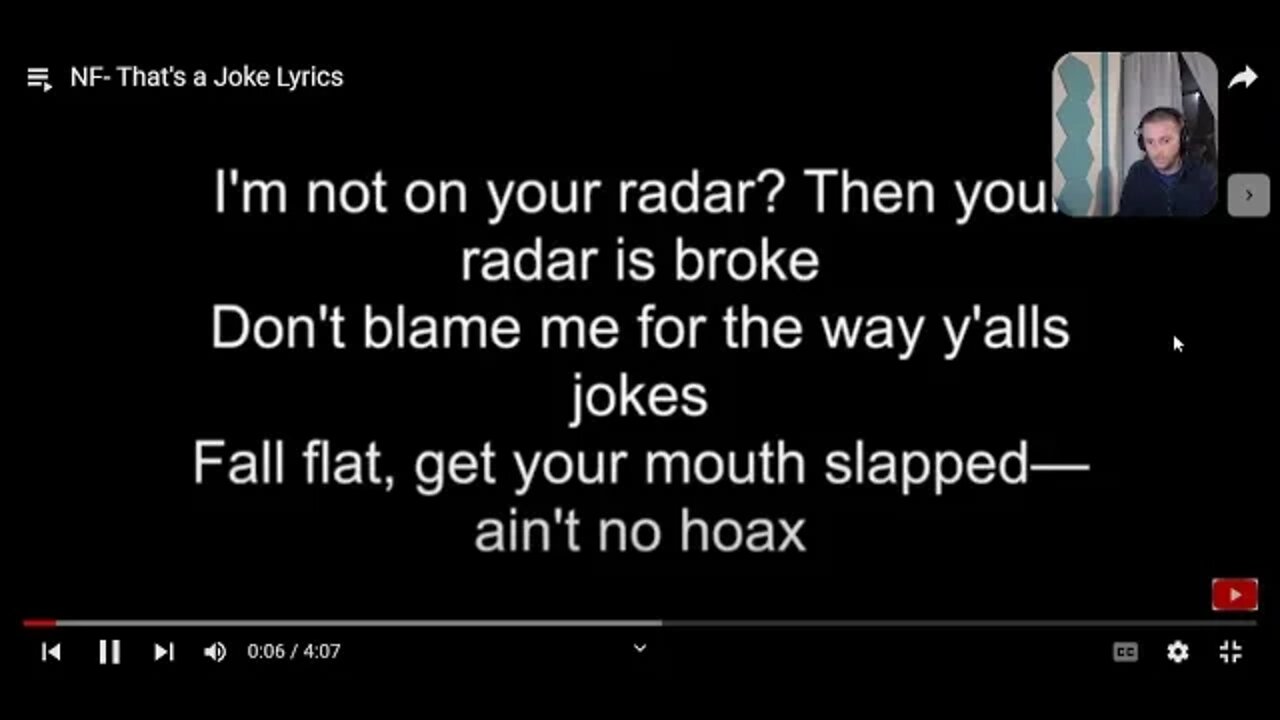 NF - That's a Joke (Lyrics) | NF JOURNEY #48 | OrriSiorys REACTIONS