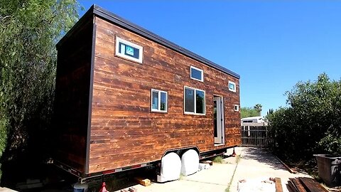 Tiny House Shou Sugi Ban Siding Installation