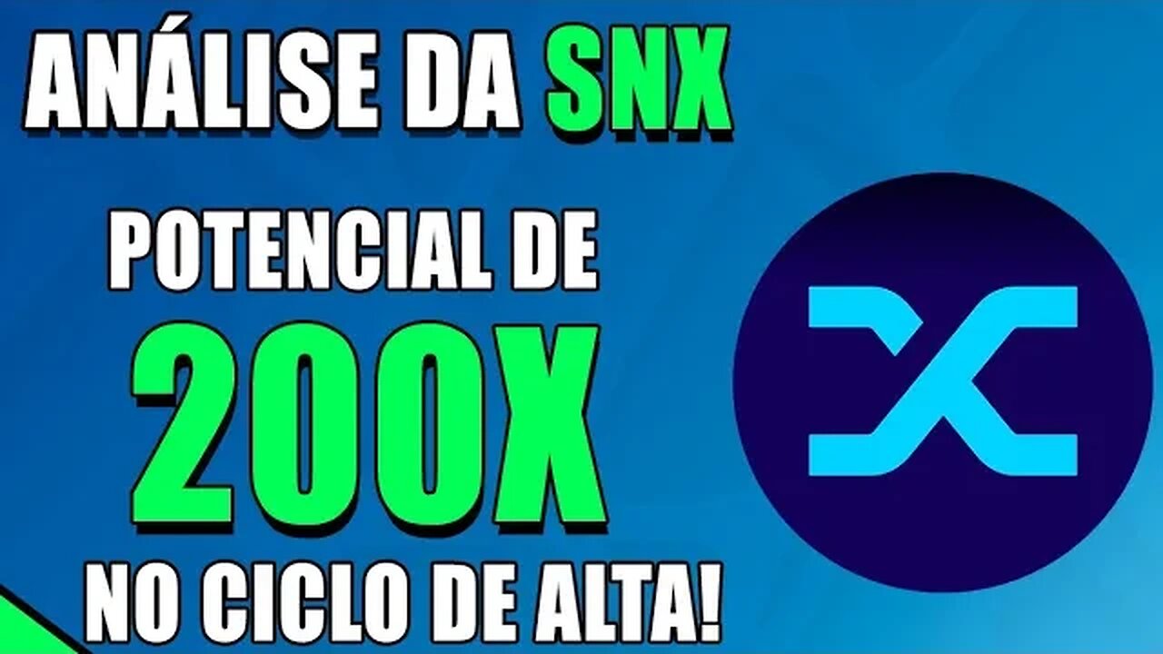 ANÁLISE DA SYNTHETIX 🚀 PROJEÇÃO DE PREÇO PARA O CICLO DE ALTA 🟢 ANÁLISE SNX HOJE