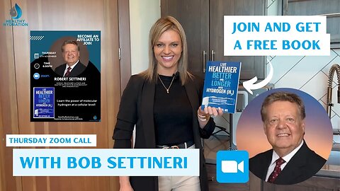 Live Healthier, Better and longer with Hydrogen| FREE BOOK from Legend Bob Settineri