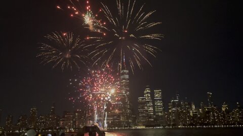 July 4, 2022 Independence Day Fireworks Jersey City, New Jersey