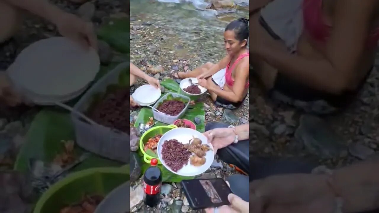 lunch by the river. #nabas #nearboracay #adventure #naturetrip