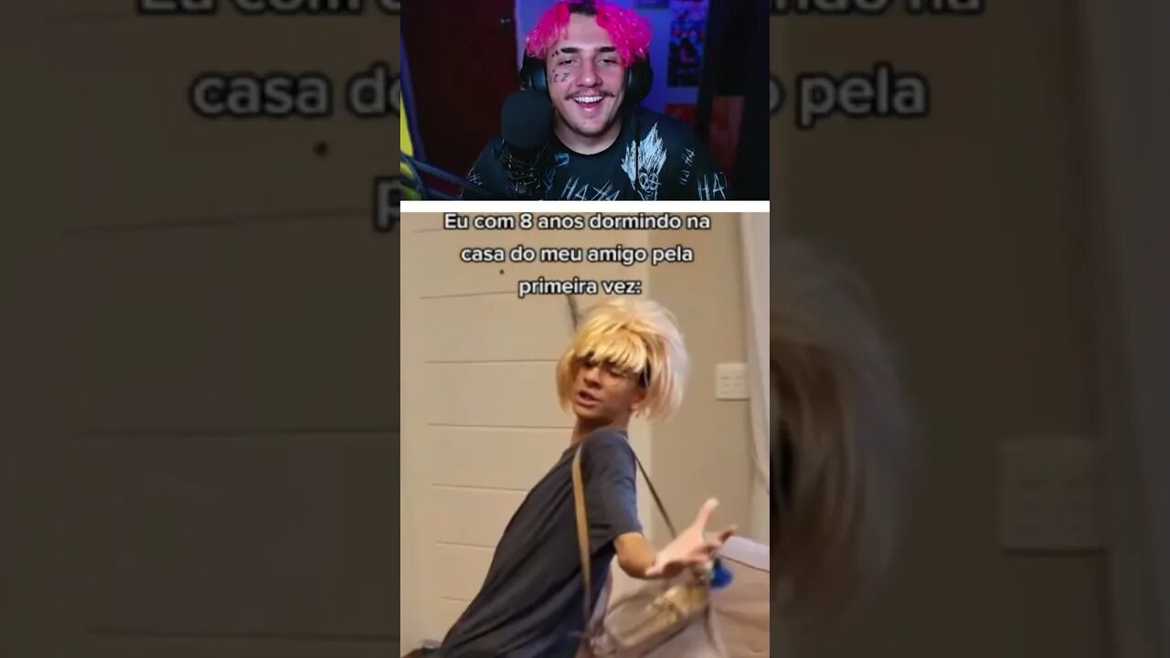 EU COM 8 ANOS INDO DORMIR NA CASA DO MEU AMIGO - REACT BUGUEI MEU CÉREBRO