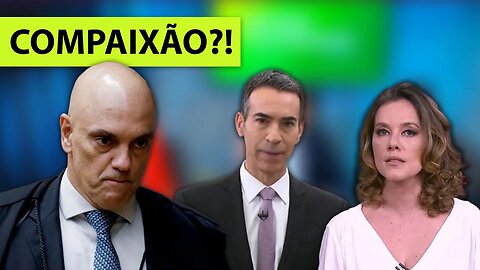 AGRESSÃO A MORAES RESULTA EM APREENSÃO CONTRA SUSPEITOS E "LAMENTOS" DE CESAR TRALLI E NATUZA NERY