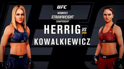 EA Sports UFC 3 Gameplay Karolina Kowalkiewicz vs Felice Herrig