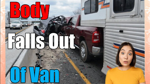 New Jersey Dead body ejected from van after car crash