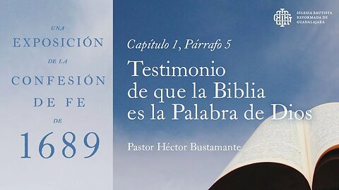 28. Testimonio de que la Biblia es la Palabra de Dios - Pastor Héctor Bustamante