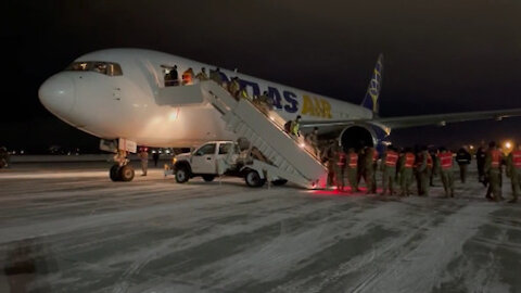 Alaska Army National Guardsmen return from deployment to Poland