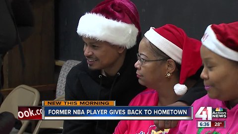 Earl Watson, fiancee give back to KCK community