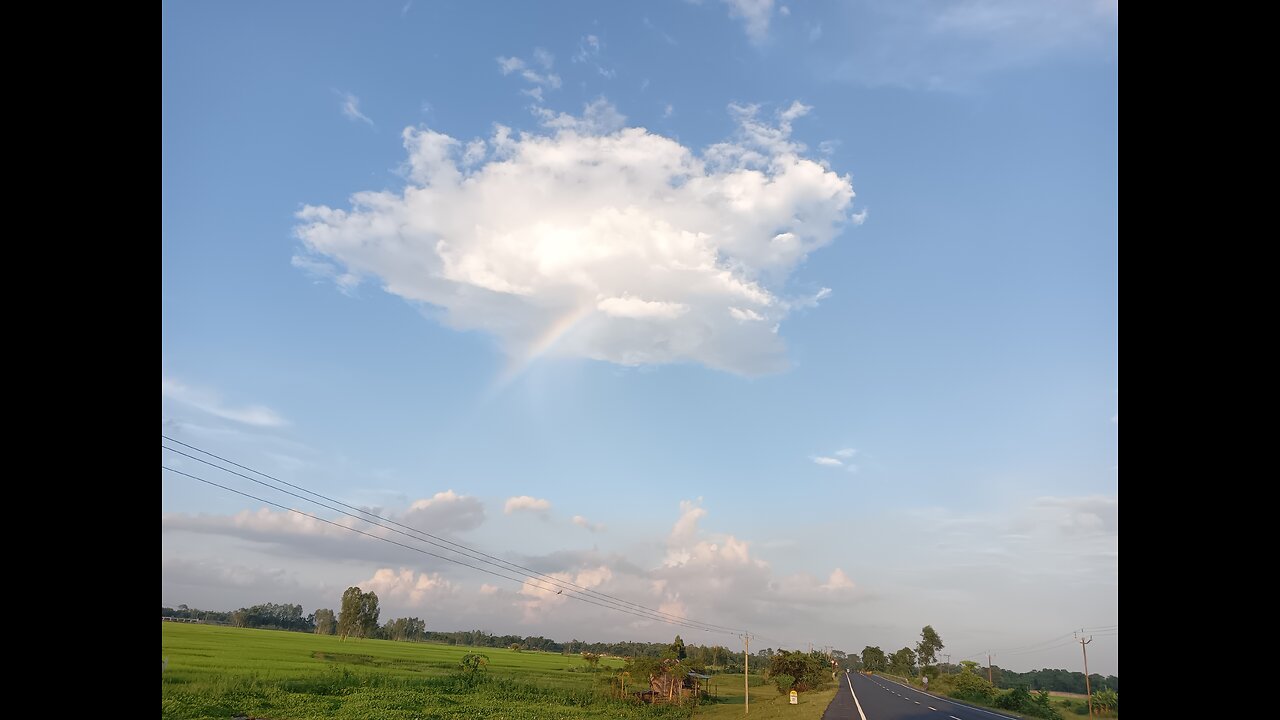 🌈🌈 Rainbow after heavy rainfall