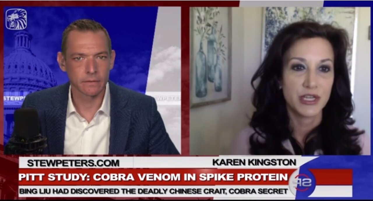 STEW PETERS SHOW 4/19/22 - PITT STUDY: COBRA VENOM IN SPIKE PROTEIN...