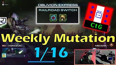 Railroad Switch - Starcraft 2 CO-OP Weekly Mutation w/o 1/16/23 with CtG!!!