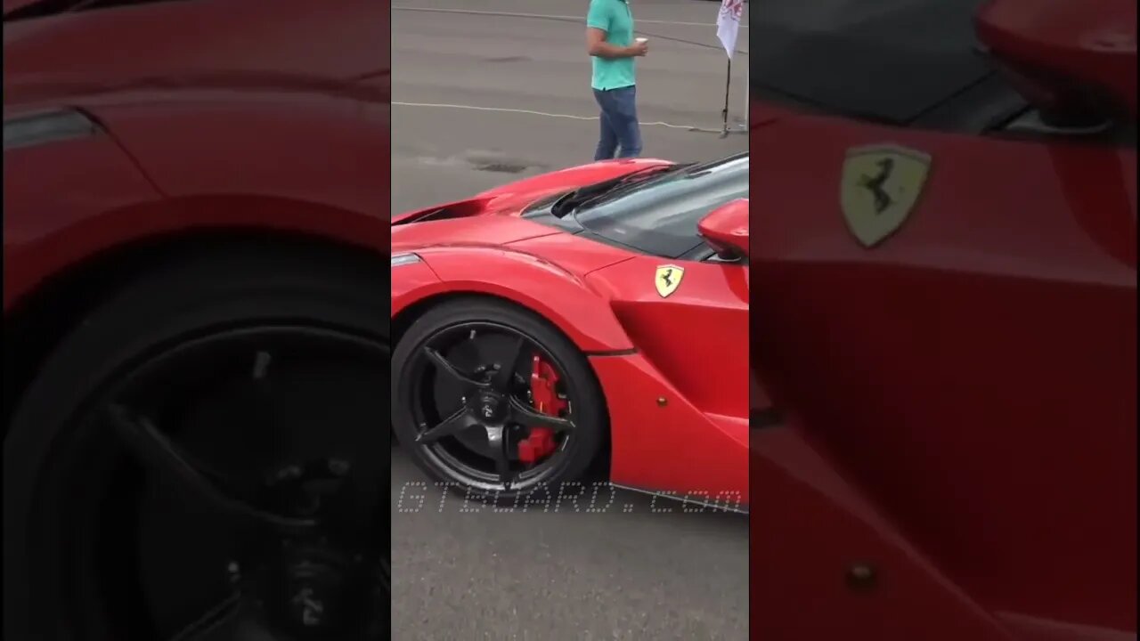LaFiat " numberplate on LaFerrari! ðððĪŠ World's most humpurous Ferrariowner? ðððâĨïļ #laferrari #ferrar