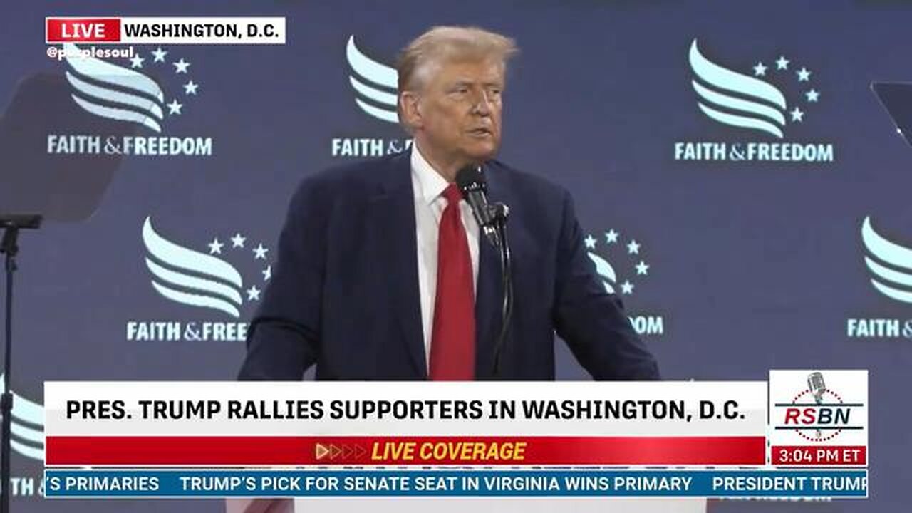 President Donald J. Trump: “God created TWO genders: MALE and FEMALE.”