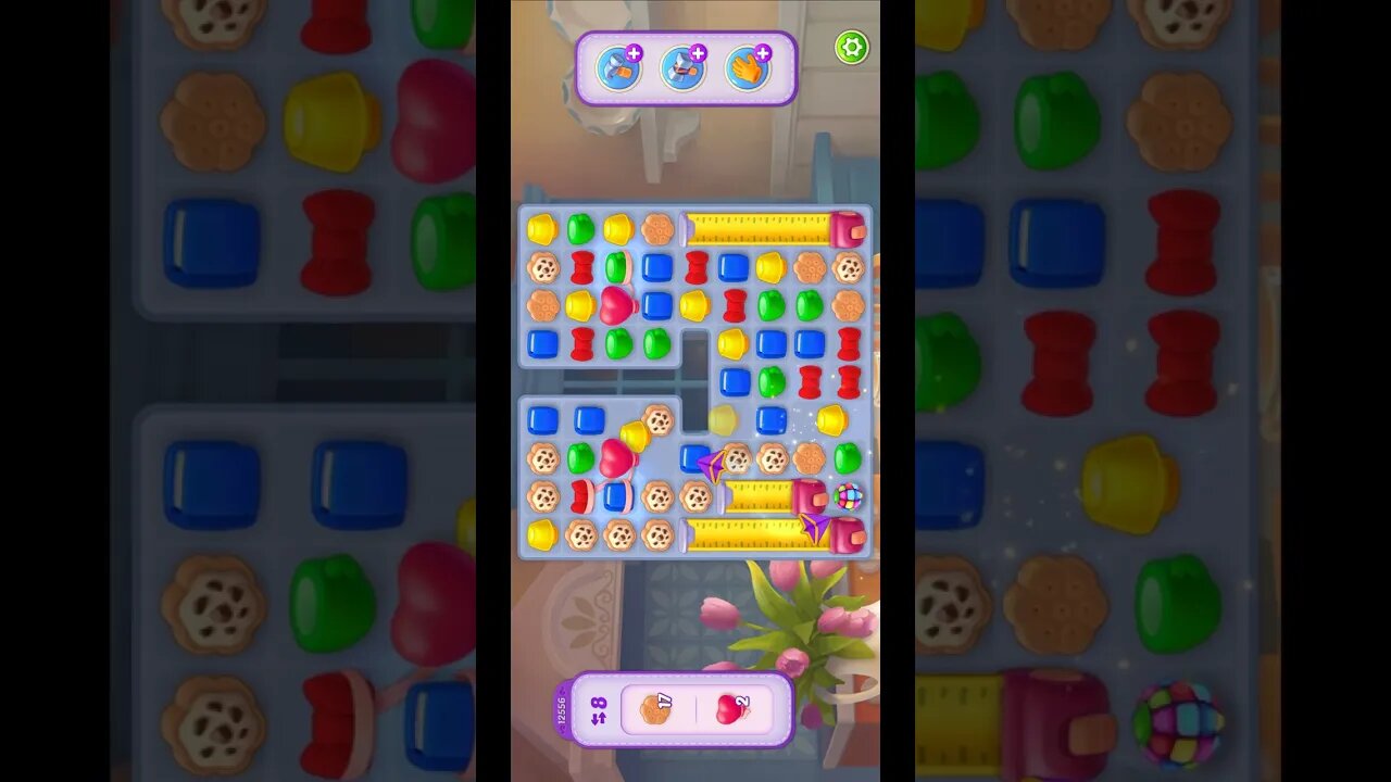 Shorts Playrix Homescapes Gameplay Walkthrough Level 12556-010