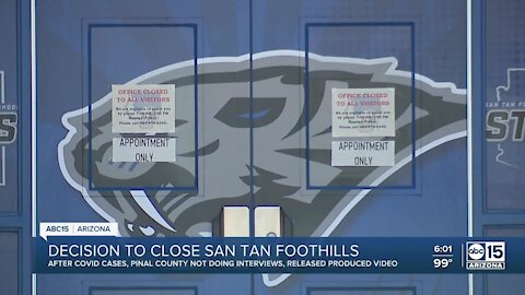 Decision to close San Tan Foothills