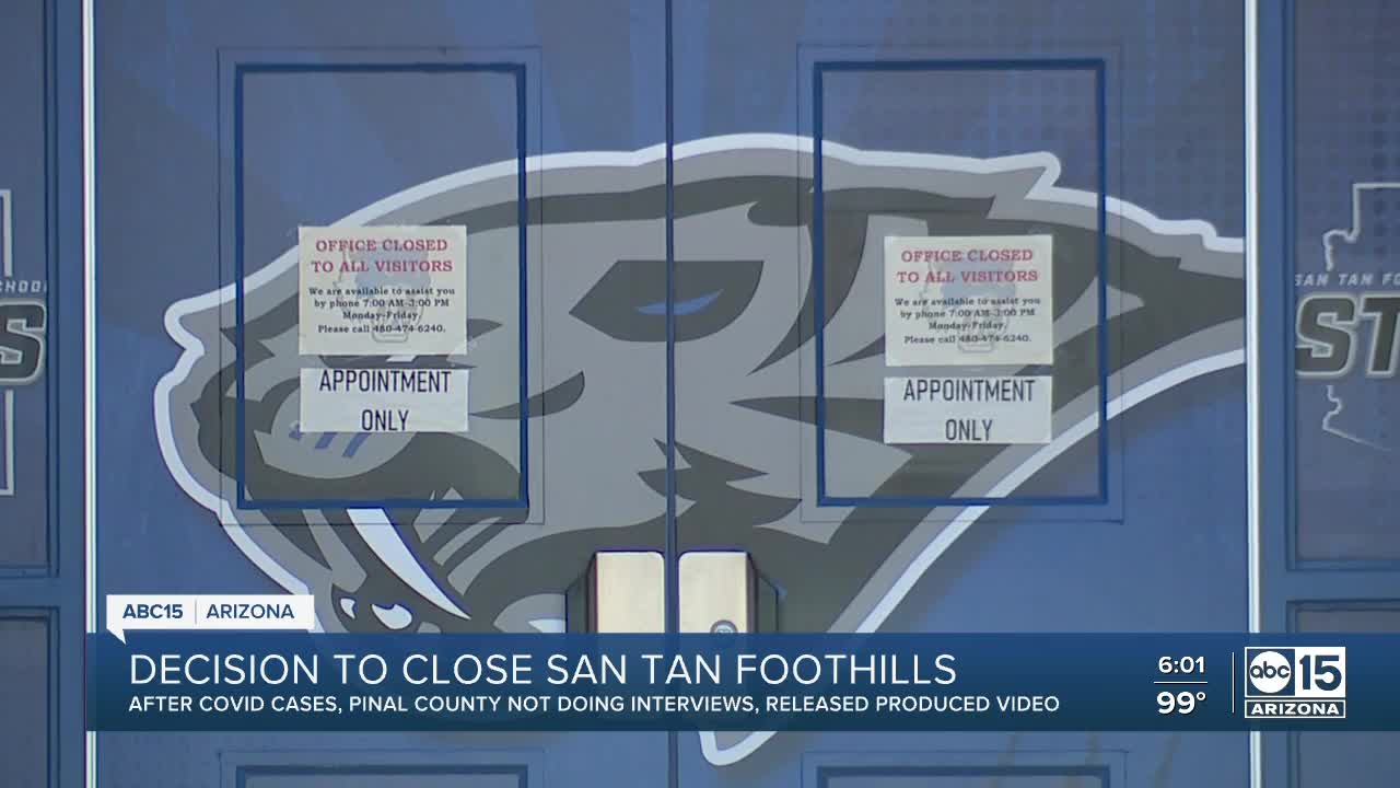 Decision to close San Tan Foothills