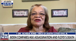 Alveda King: Joe Biden 'stirring the race card up'