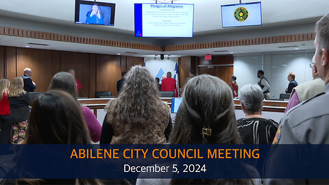 Abilene City Council Meeting Recap - 12-05-2024