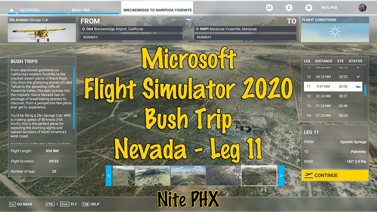 MSFS2020 Multiplayer Bush Trip Nevada Leg 11