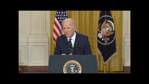 Reporter: "Are you urging China to help isolate Russia?"