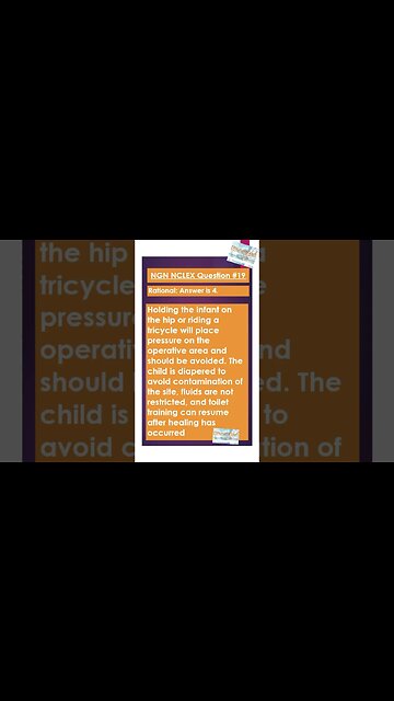 NGN NCLEX Q&A #19 #nclex #nextgennclex #passednextgennclex #shorts #nursing #ngn #