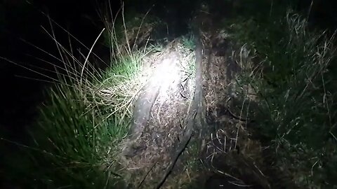 Left no trace. Samsung S10 plus on a chest mount at night Dartmoor. 23rd May 2023