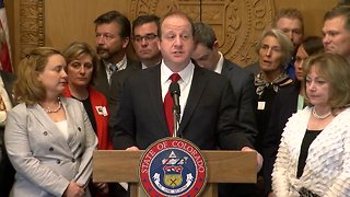 Colorado Gov. Jared Polis discusses threats made to Jeffco schools