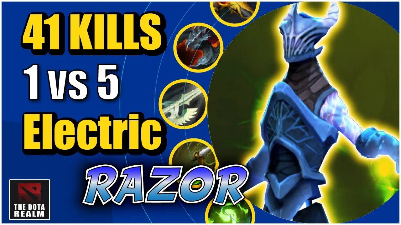 NEW RAZOR BUILD is NUTS - Easiest Safelane Hero to CARRY - Dota 2 Gameplay